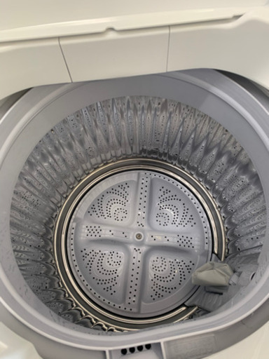美品 シャープ 6.0kg全自動洗濯機 ES-GE6C-W 2019年製 シワ抑え 風乾燥 槽クリーン予約中