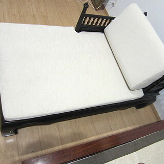 引き取り限定　シノワズリ/チャイナ/ 中国・台湾 宮廷スタイル カウチソファー 木製フレーム・長椅子・寝椅子の画像