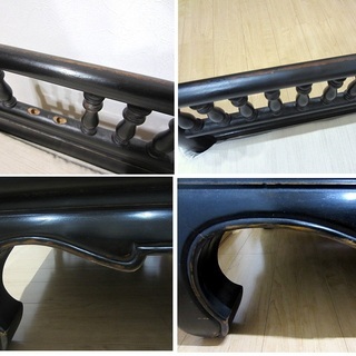 引き取り限定　シノワズリ/チャイナ/ 中国・台湾 宮廷スタイル カウチソファー 木製フレーム・長椅子・寝椅子の画像