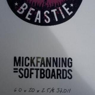 値下げ　新品同様　MF ビースティ　THE BEASTIE 6’...