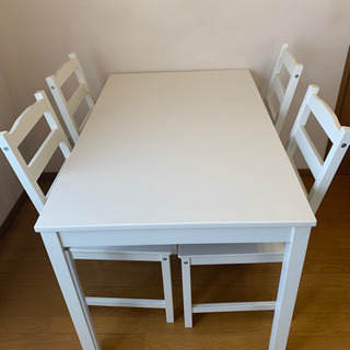譲ります IKEA ダイニングセット EMHULT