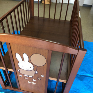 ミッフィーベビーベッド　の画像