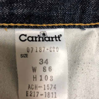 【値下げ交渉OK】 Carharttのデニムハーフパンツの画像