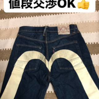 【値下げ交渉OK】 EVISUのデニムハーフパンツ