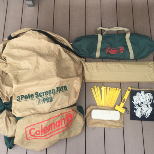最終値下げ★Coleman コールマン タープ 3Pole Screen Tarp UVPRO