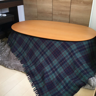 無印良品 こたつ ダイニングテーブル ローテーブル 大  ナチュラルの画像