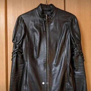 レディースジャケット〜レザージャケット〜レディースラムレザーライ...
