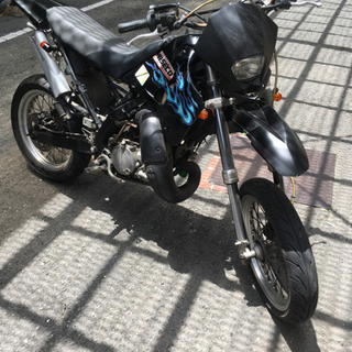 2スト最速クラス KDX125 モタードカスタム カワサキの画像