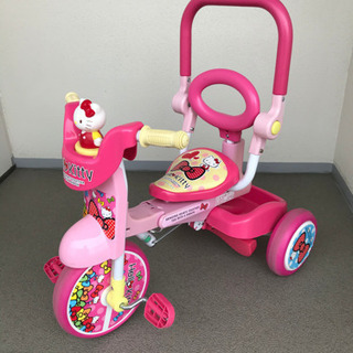 キティちゃん三輪車の中古が安い！激安で譲ります・無料で