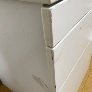 ☆キャビネット 白 引き出し 脇机☆の画像