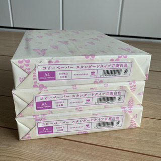 A4コピー用紙　500枚x3冊