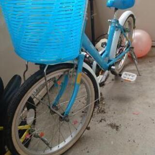 女児用20インチ自転車 
