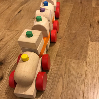 積み木　列車