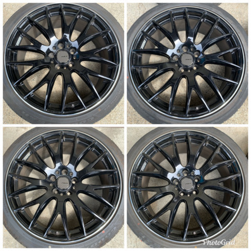 RAYS/レイズ　GOODYEAR  245/40R20  4本セット　ロックナット付き