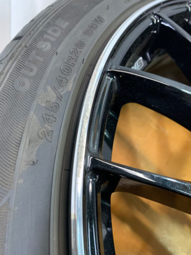 RAYS/レイズ　GOODYEAR  245/40R20  4本セット　ロックナット付き