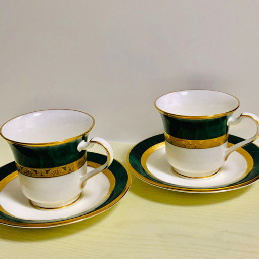 未使用  ノリタケ コーヒーカップ&ソーサー 2客