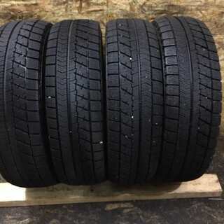 BS BLIZZAK VRX 185/70R14 14インチ スタッドレス 4本 2018年製 バリ溝 ノート カローラフィールダー フリード等 (TU36) クレジットカード QR決済可能