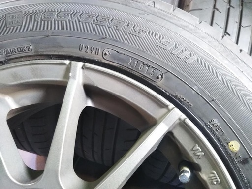 夏15インチ ワーゲン VW ゴルフ PCD112 ゴルフ5/6/7 VW専用 195/65R15 日本製グッドイヤー【富山市/手渡し