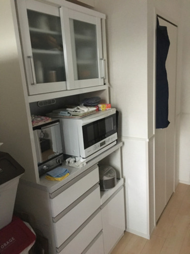 【受け渡し先決定】ニトリ  食器棚　ホワイト　引き渡し6月20日以降となります