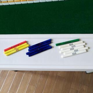 【取引決定】手積み麻雀卓セット(最終値下げ)の画像
