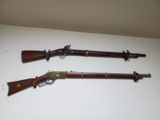ライフル模型レプリカ２丁
