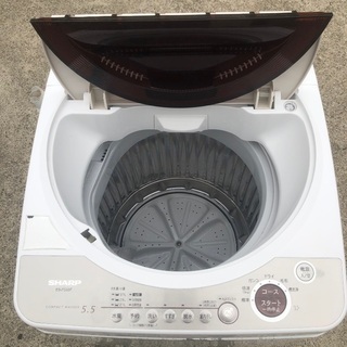 配送無料】SHARP 5.5kg 洗濯機 ES-FG55F