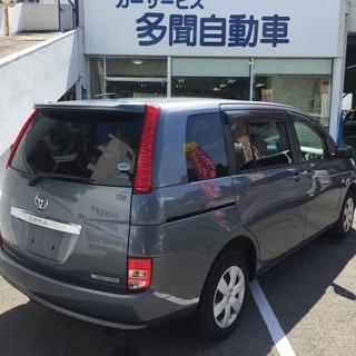 車両価格130,000円　お支払総額298,000円　TOYOTA　アイシス　2.0 L 4WD　4WD　片側電動スライドドア　ETC　地デジ （グレイッシュブルーメタリック）の画像
