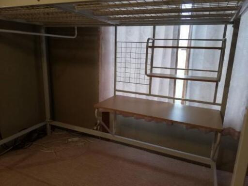 デスク付ロフトベッド