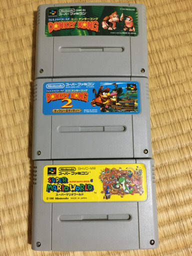 スーパーファミコン　本体　カセット　セット
