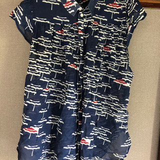 アナログライティング　ノースリーブ　シルクの画像