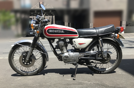 【旧車】HONDA CB90JX 1972年〜 ディスクブレーキ 書類あり エンジン実働