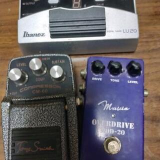 【中古】ギター用エフェクター&チューナー３点セット