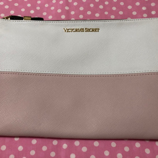 未使用　ヴィクトリアシークレット　ポーチ　バッグ　ピンク　可愛い　日本未入荷の画像