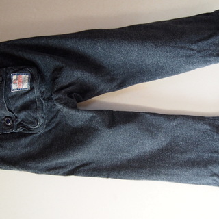 【子供服】【美品】長ズボン 100 HUSHUSH（ワールド）（春・秋・冬用）記名なしの画像