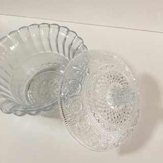 ガラスの食器★小物入れにも◎の画像
