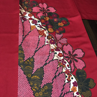 振袖 正絹☆モダンな桜柄の画像