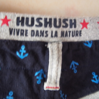【子供服】【美品】半ズボン 100 （HUSHUSH（ワールド））（春・夏・秋用）記名なし　キッズ服の画像