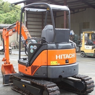 SOLD OUT】日立 油圧ショベル ZX30U-3 ユンボ 実働567時間 フォーク付