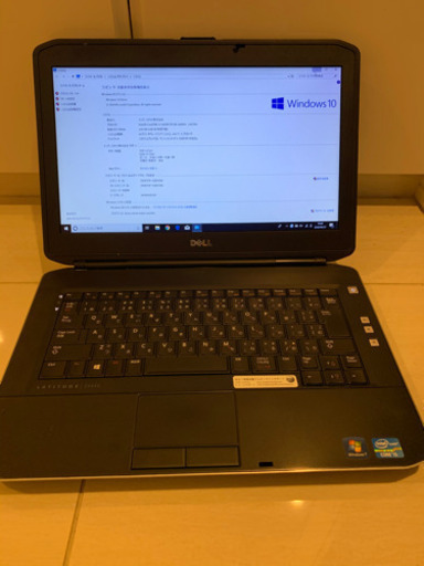 ノートパソコン Dell  latitude E5430 Win10 Intel Core i5@2.60GHz 4.00GB