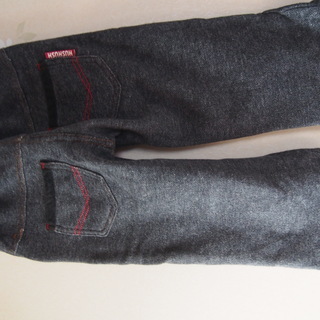 【子供服】【美品】長ズボン 95 HUSHUSH（ワールド）（春・秋・冬用）記名なしの画像