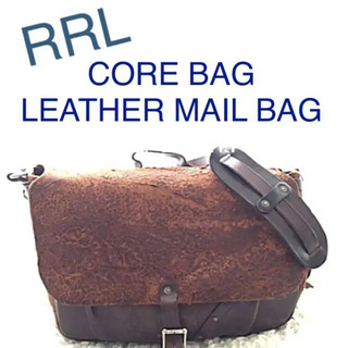 RRL (ダブルアールエル LEATHER MAIL BAG レ...