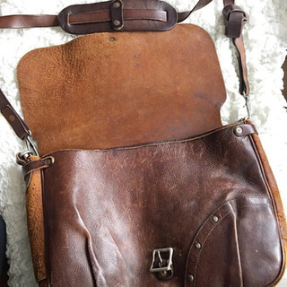 RRL (ダブルアールエル LEATHER MAIL BAG レザーメールバッグ