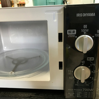 アイリスオーヤマ 電子レンジ◆シンプル機能の画像