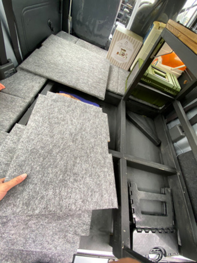 ハイゼットカーゴ　自作荷室フラットキット
