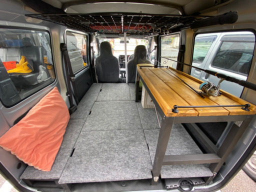 ハイゼットカーゴ　自作荷室フラットキット