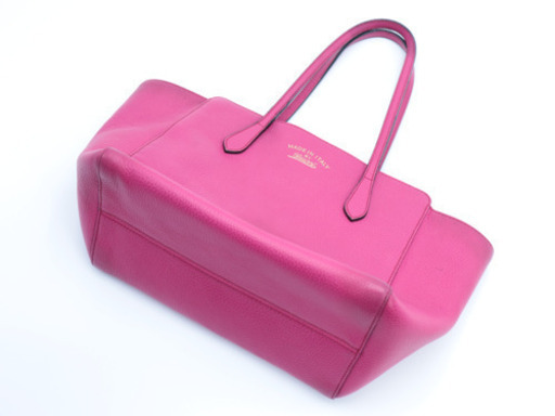 《GUCCI/スイング トートバック》Bランク 354408 ピンク 袋 送料込