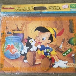 チャイルドパズルのかわいいピノキオのパズルで3〜6歳の40ピース