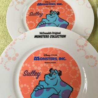 モンスターズインクのお皿　４枚セットの画像