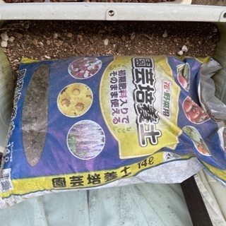 プランター土付　差し上げます