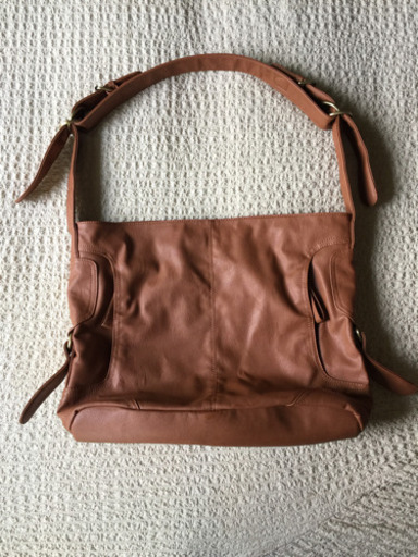 合皮 茶色バック(新品)